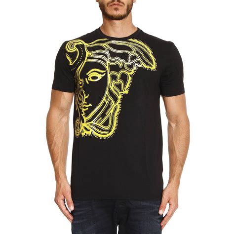 mens versace t shirt free shipping|authentic Versace shirt.